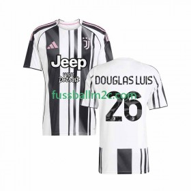 Fußballtrikots Juventus Douglas Luiz 26 Heim Trikotsatz 2025-2026